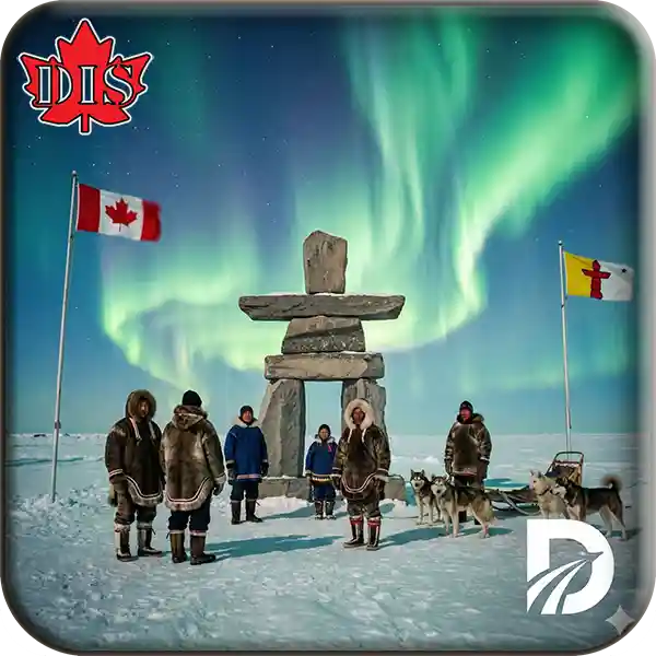 استان نوناووت کانادا طبیعت قطبی زیبای کانادا