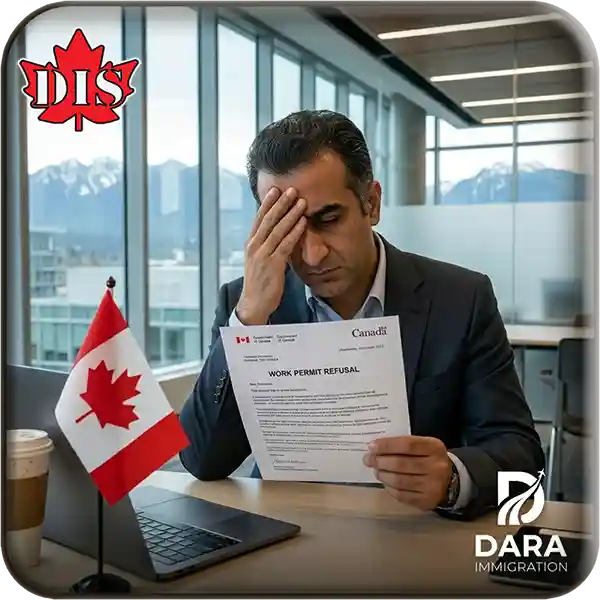 ریجکتی مجوز کار کانادا تصویر راهنما